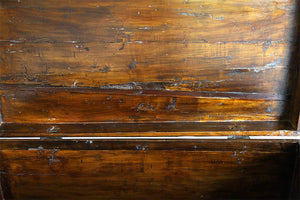 Antique Trunk-Organic Restoration-Blue Hand Home