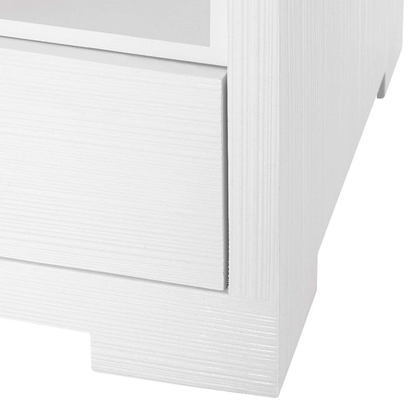 Villa & House - Fedor 2-Drawer Side Table In White-Bungalow 5-Blue Hand Home