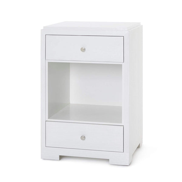 Villa & House - Fedor 2-Drawer Side Table In White-Bungalow 5-Blue Hand Home