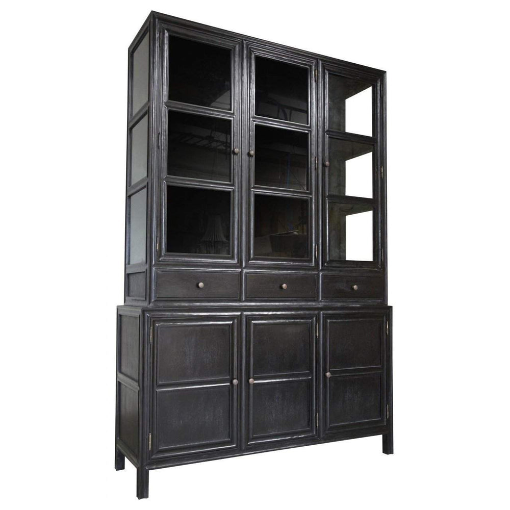 Noir Colonial Hutch Black-Noir Furniture-Blue Hand Home