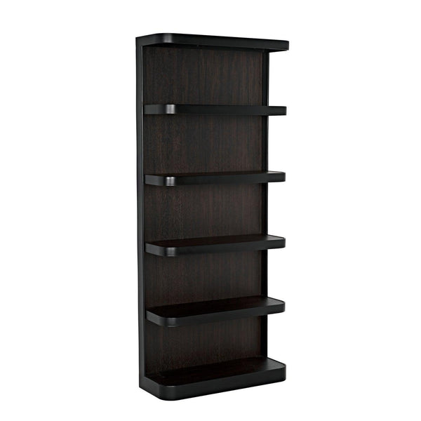 Noir Dido Bookcase, Black Metal-Noir Furniture-Blue Hand Home