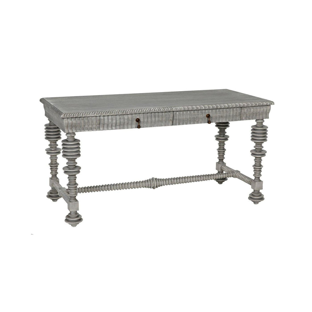 Portuguese Desk, Small-Noir Furniture-Blue Hand Home