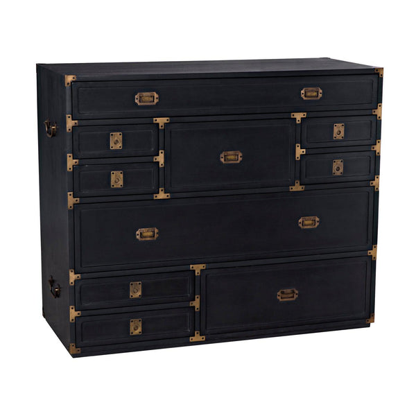 Charles Chest, Pale-Noir Furniture-Blue Hand Home