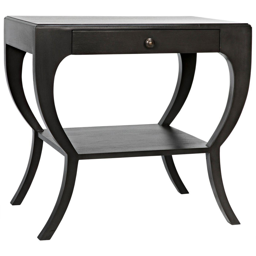 Noir Maude Side Table, Pale-Noir Furniture-Blue Hand Home