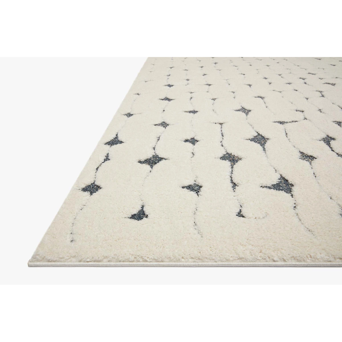 Hagen Rugs by Loloi - HAG-04 White/Navy-Loloi Rugs-Blue Hand Home