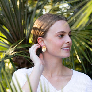 Buttercup Burst Studs-Susan Shaw Jewelry-Blue Hand Home