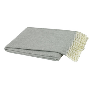 Italian Herringbone Throw-Lands Downunder-Blue Hand Home