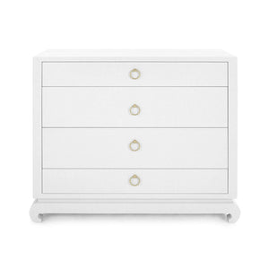 Villa & House - Ming Large 4-Drawer In White-Bungalow 5-Blue Hand Home