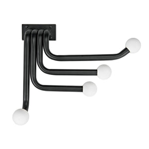 Noir Sweeny Sconce, Black Metal-Noir Furniture-Blue Hand Home