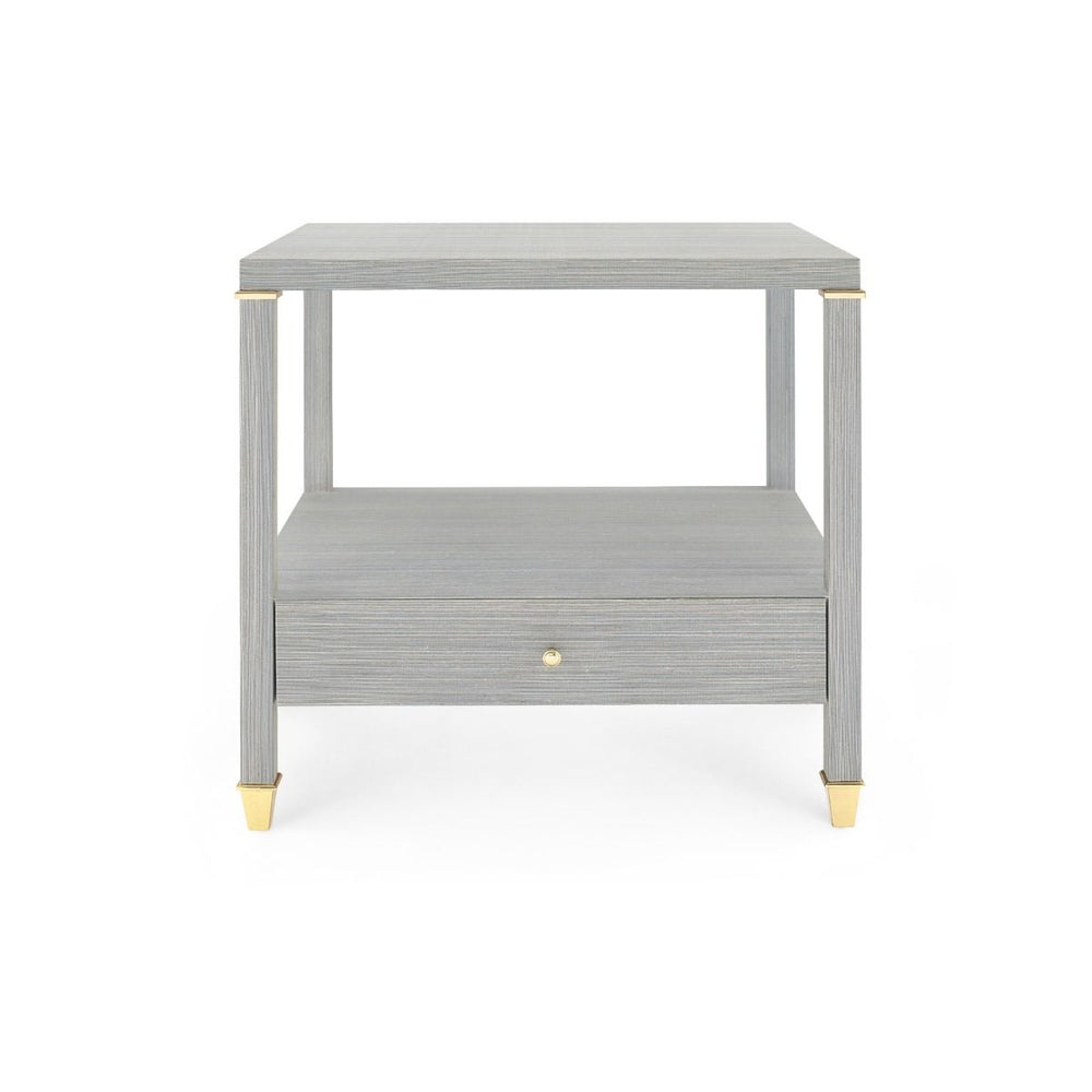 Villa & House - Pascal 1-Drawer Side Table, Slate Blue-Bungalow 5-Blue Hand Home