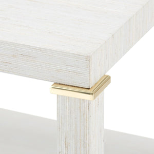 Villa & House - Pascal 1-Drawer Side Table, Silver-Bungalow 5-Blue Hand Home
