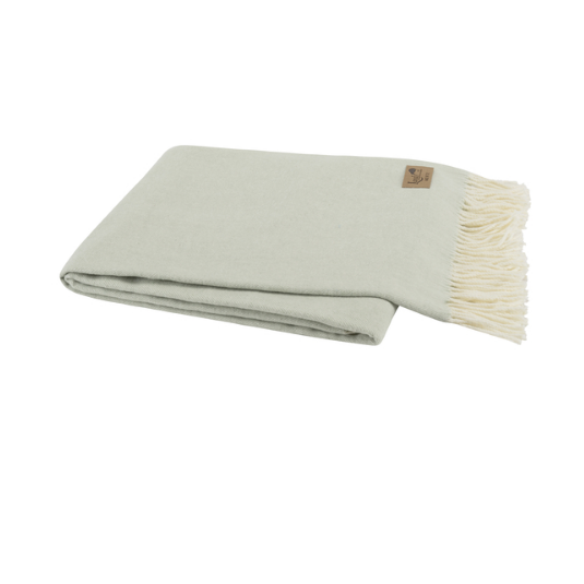 Italian Herringbone Throw-Lands Downunder-Blue Hand Home