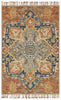 Loloi Rugs Zharah Collection - ZR-10 Rust/Blue-Loloi Rugs-Blue Hand Home