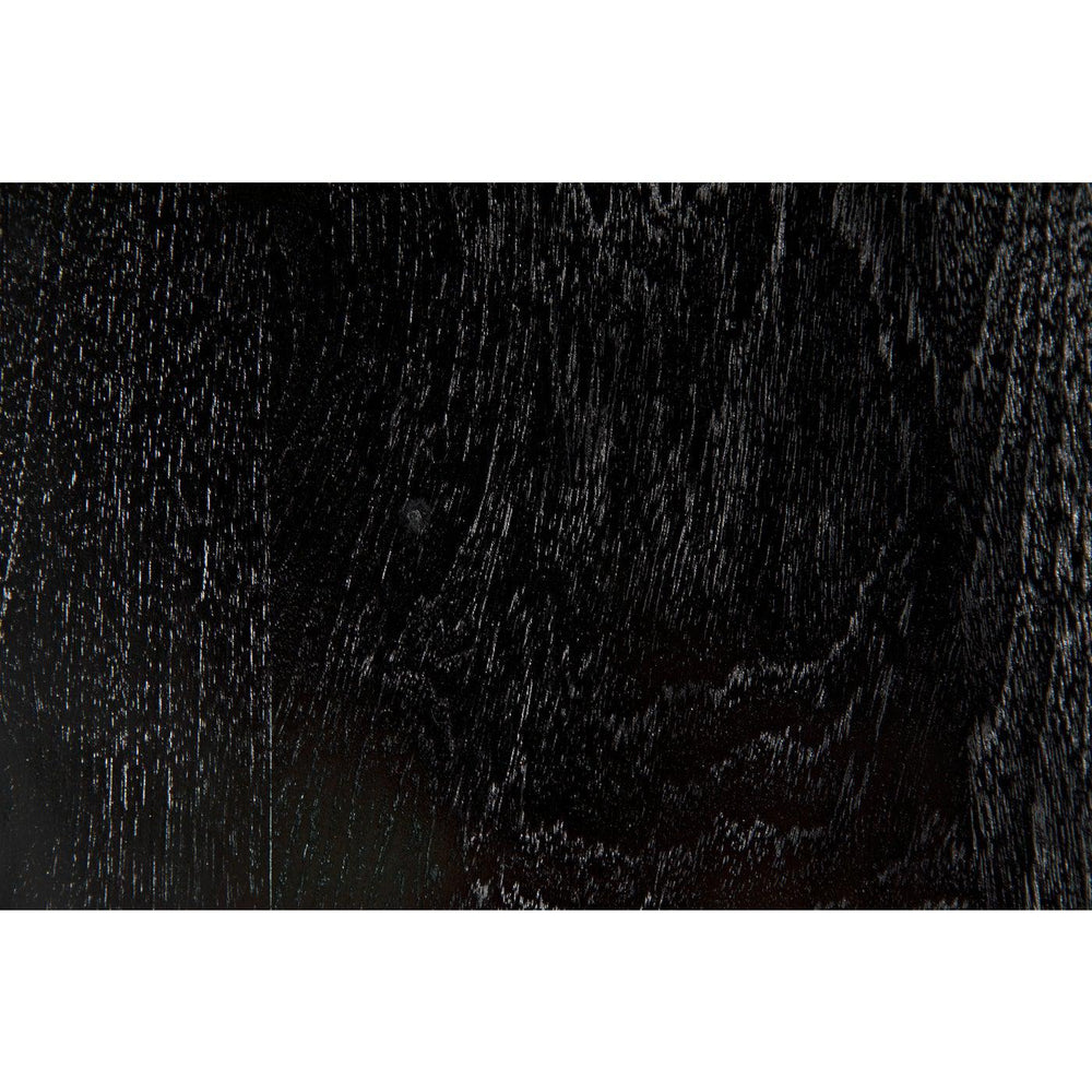 Wey Stool, Charcoal Black-Noir Furniture-Blue Hand Home