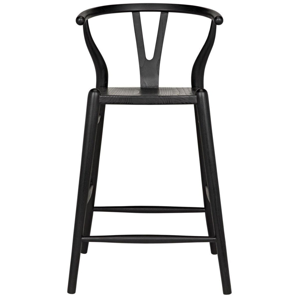 Noir Furniture Zola Counter Stool, Charcoal Black-Noir Furniture-Blue Hand Home