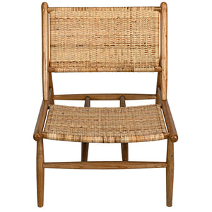 Bundy Relax Chair,Teak-Noir Furniture-Blue Hand Home