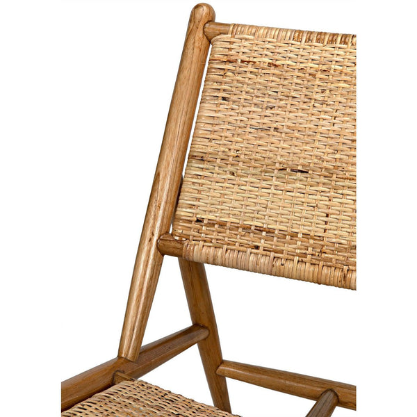 Bundy Relax Chair,Teak-Noir Furniture-Blue Hand Home