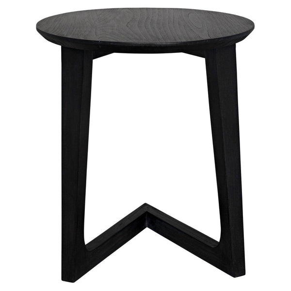 Noir Furniture Cantilever Table, Charcoal Black-Noir Furniture-Blue Hand Home