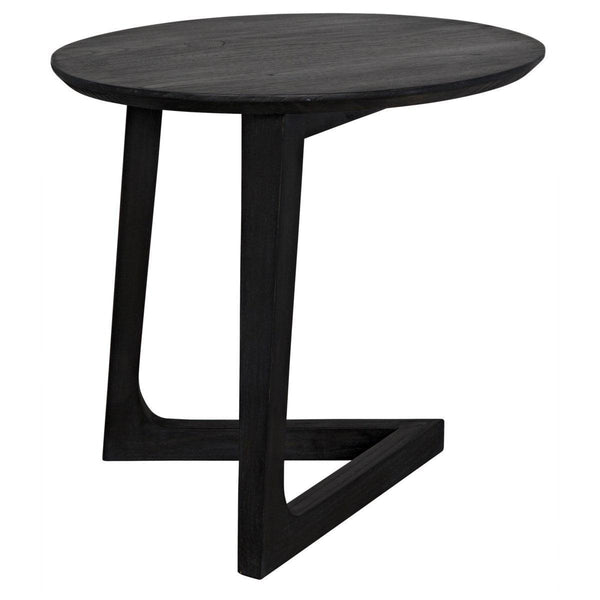 Noir Furniture Cantilever Table, Charcoal Black-Noir Furniture-Blue Hand Home