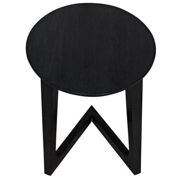 Noir Furniture Cantilever Table, Charcoal Black-Noir Furniture-Blue Hand Home