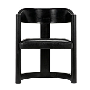 Mccormick Chair, Charcoal Black-Noir Furniture-Blue Hand Home