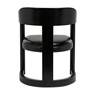 Mccormick Chair, Charcoal Black-Noir Furniture-Blue Hand Home