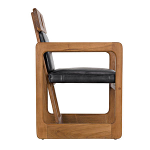 Buraco Arm Chair, Teak-Noir Furniture-Blue Hand Home