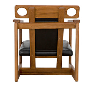 Buraco Relax Chair, Teak-Noir Furniture-Blue Hand Home