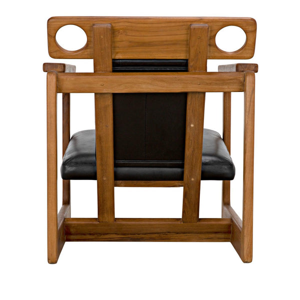 Buraco Relax Chair, Teak-Noir Furniture-Blue Hand Home