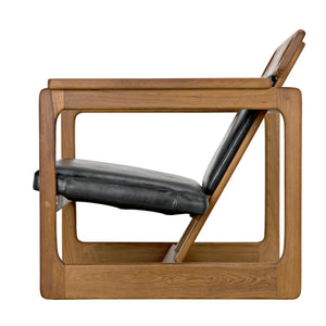 Buraco Relax Chair, Teak-Noir Furniture-Blue Hand Home