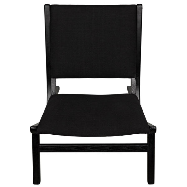 Noir Furniture Boomerang Chair, Charcoal Black-Noir Furniture-Blue Hand Home