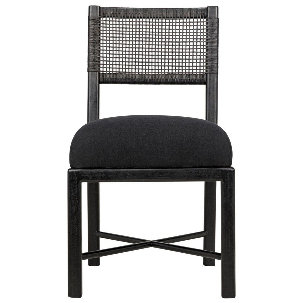 Noir Furniture Lobos Chair, Charcoal Black-Noir Furniture-Blue Hand Home