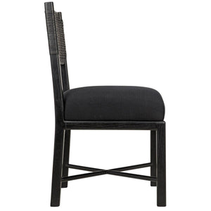 Noir Furniture Lobos Chair, Charcoal Black-Noir Furniture-Blue Hand Home