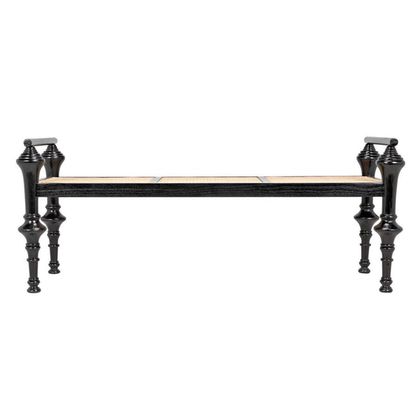 Indochine Bench-Noir Furniture-Blue Hand Home
