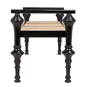Indochine Bench-Noir Furniture-Blue Hand Home
