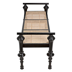 Indochine Bench-Noir Furniture-Blue Hand Home