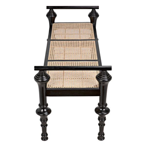 Indochine Bench-Noir Furniture-Blue Hand Home