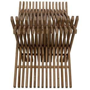 Dede Stool, Teak-Noir Furniture-Blue Hand Home