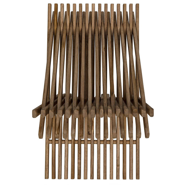 Dede Stool, Teak-Noir Furniture-Blue Hand Home