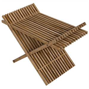 Dede Stool, Teak-Noir Furniture-Blue Hand Home