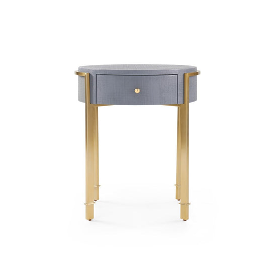 Villa & House - Bodrum Side Table, Gray-Bungalow 5-Blue Hand Home
