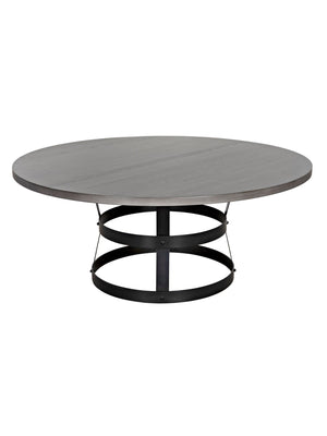 Basket Dining Table, Oak/Steel Base-CFC Furniture-Blue Hand Home