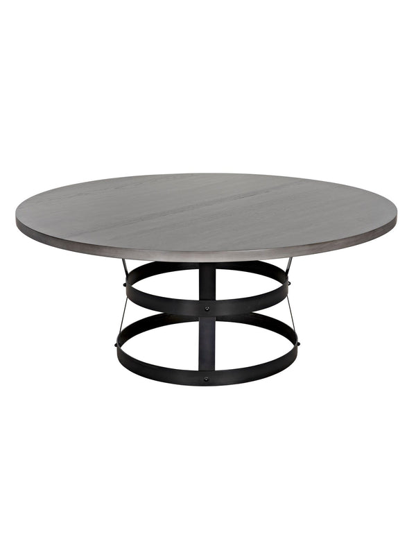 Basket Dining Table, Oak/Steel Base-CFC Furniture-Blue Hand Home