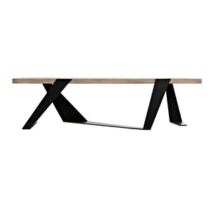 Mamba Coffee Table, Alder/Steel Base-CFC Furniture-Blue Hand Home