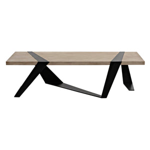 Mamba Coffee Table, Alder/Steel Base-CFC Furniture-Blue Hand Home