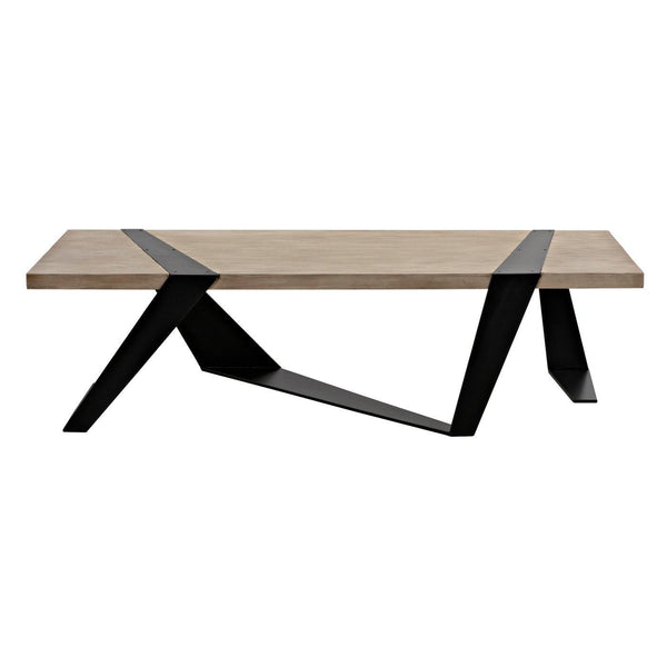 Mamba Coffee Table, Alder/Steel Base-CFC Furniture-Blue Hand Home