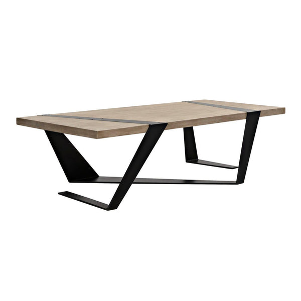 Mamba Coffee Table, Alder/Steel Base-CFC Furniture-Blue Hand Home