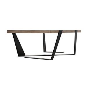 Mamba Coffee Table, Alder/Steel Base-CFC Furniture-Blue Hand Home