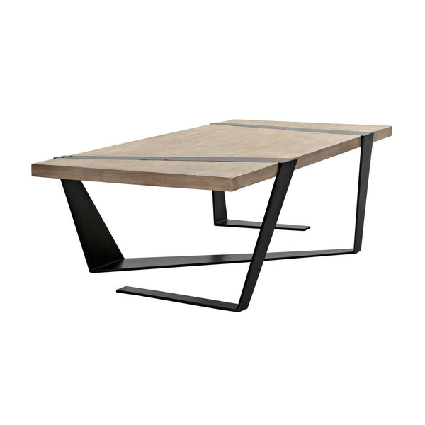 Mamba Coffee Table, Alder/Steel Base-CFC Furniture-Blue Hand Home