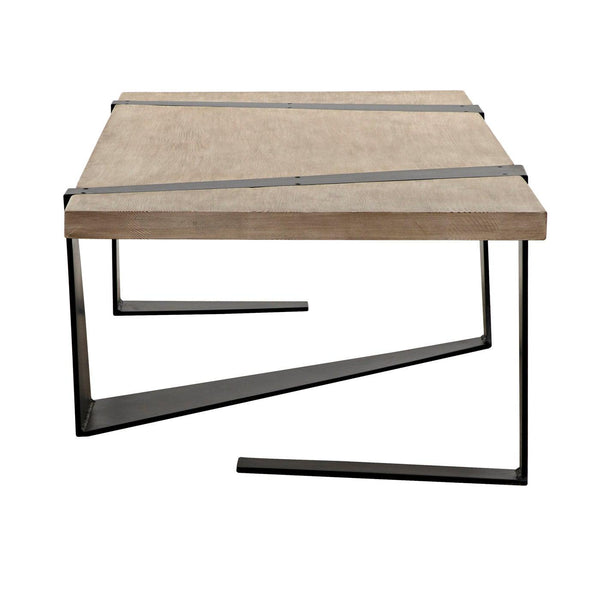 Mamba Coffee Table, Alder/Steel Base-CFC Furniture-Blue Hand Home